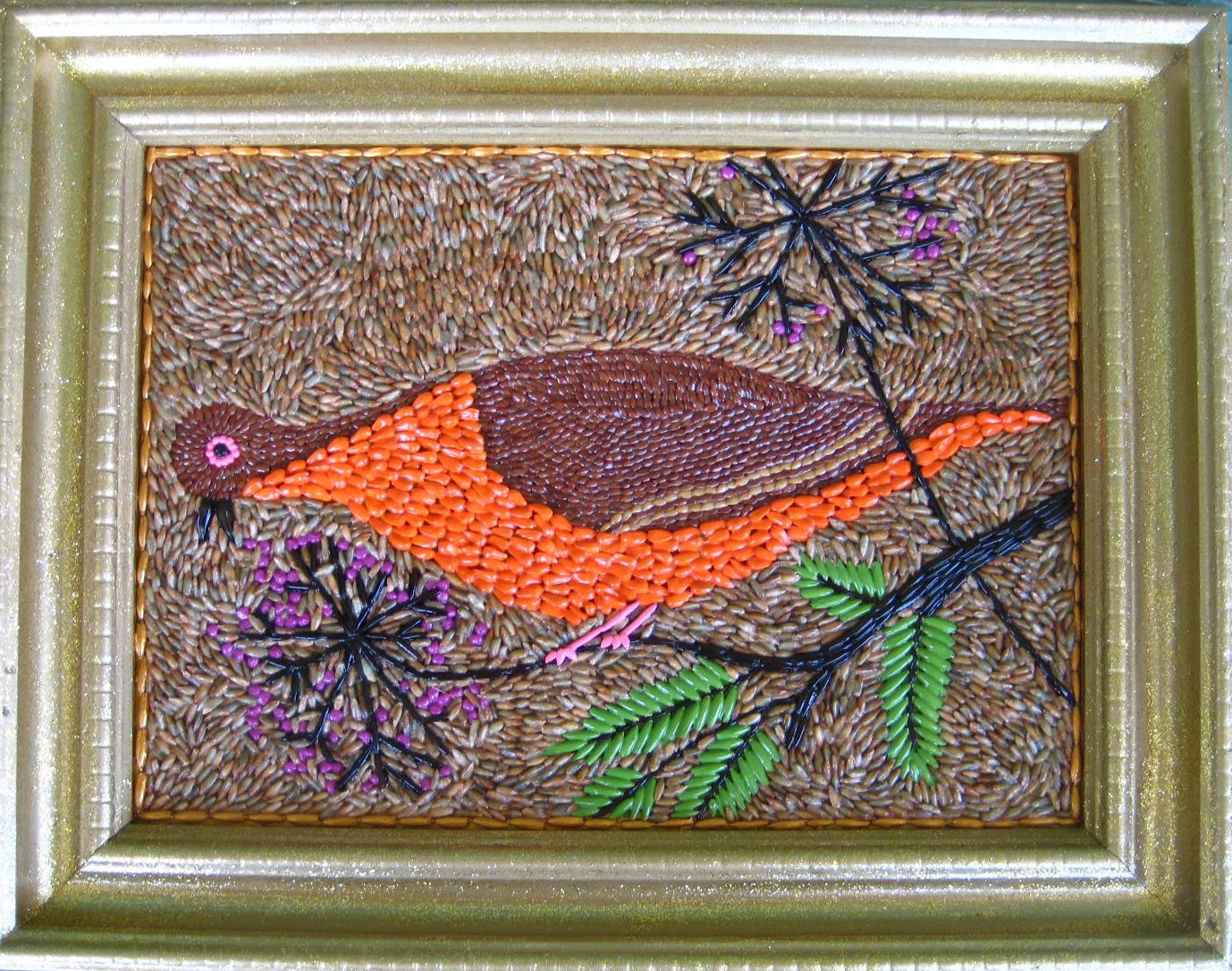 [Suzanne Mears Passenger Pigeon based on the work of Charley Harper image]